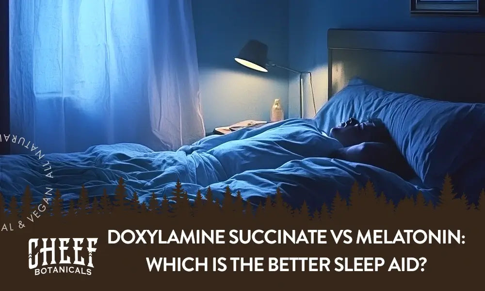 A man sleeping in a white bed at night.