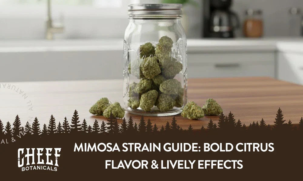 Mimosa Strain Guide: Bold Citrus Flavor & Lively Effects
