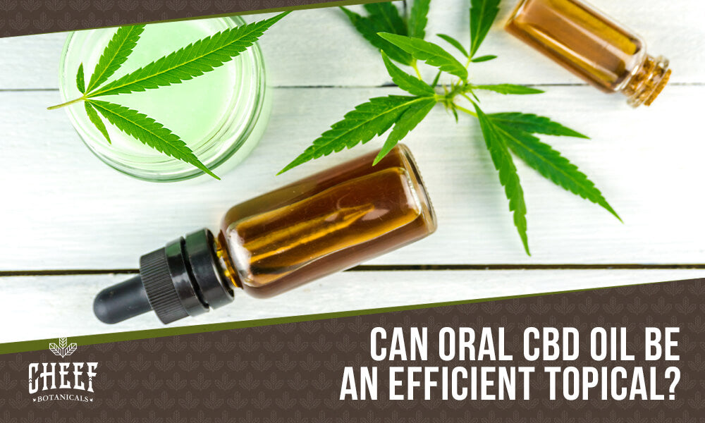 Can you use oral CBD topically