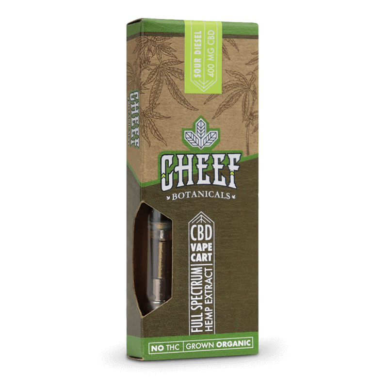 Cheef Botanicals CBD Vape Cart Sour Diesel 400mg