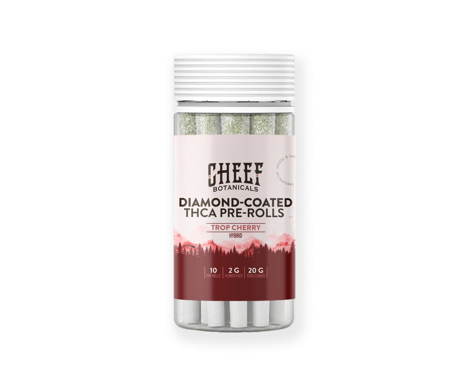 Trop Cherry THCa Diamond-Infused Pre-Rolls (10-Pack) - Flower