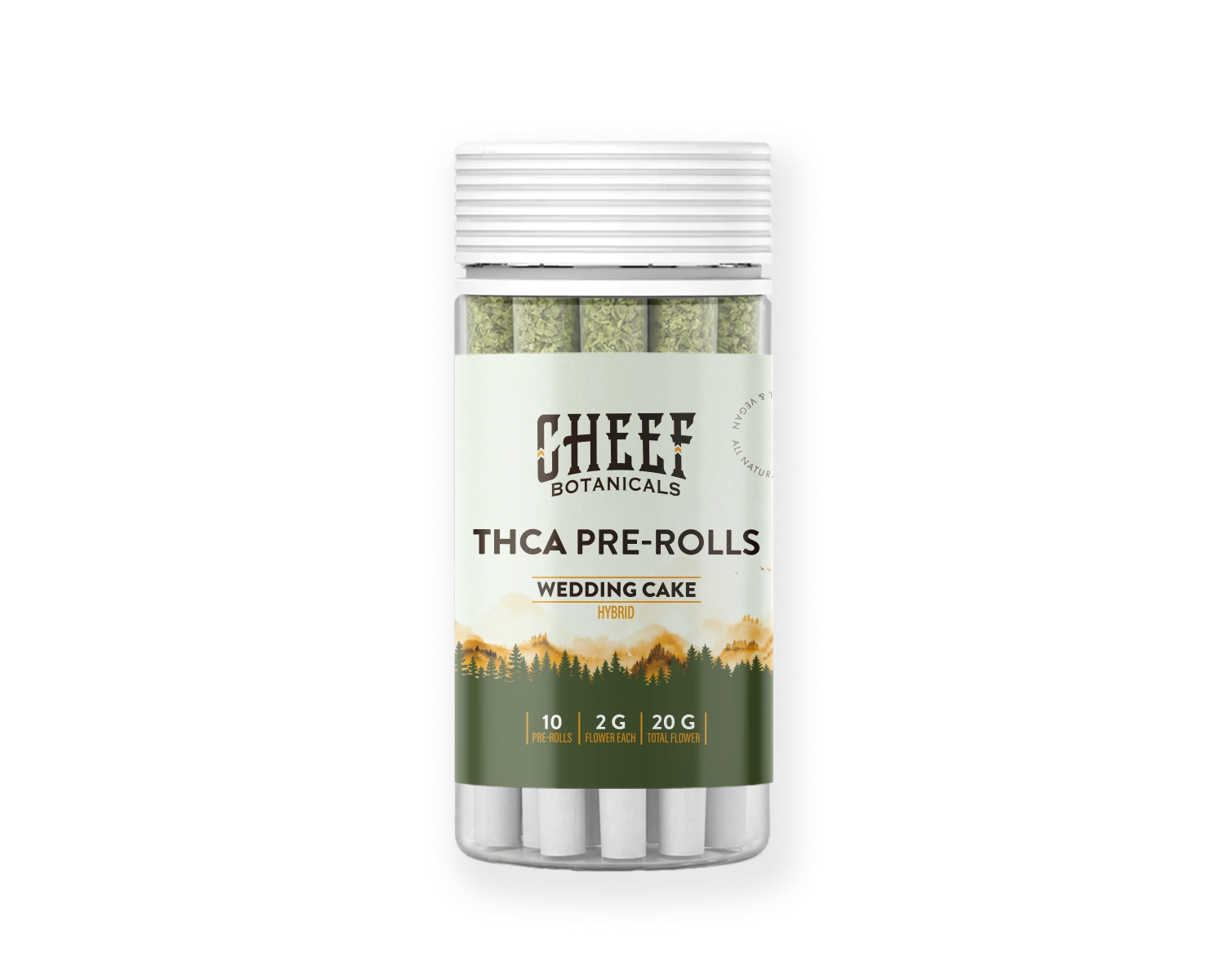 Wedding Cake THCa Pre Rolls (10-Pack) - Flower