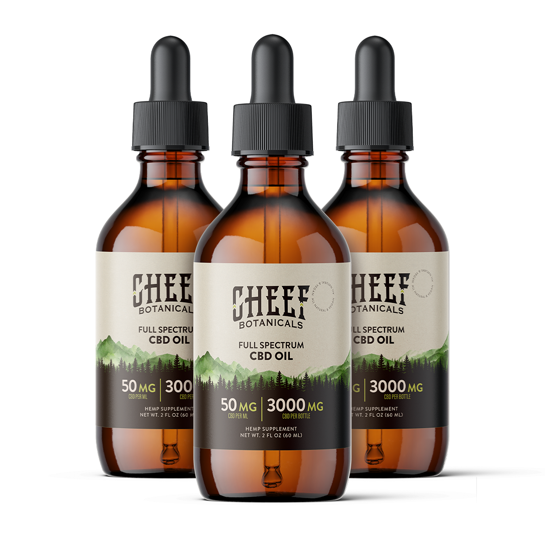 CBD Oil 3000mg 3-pack