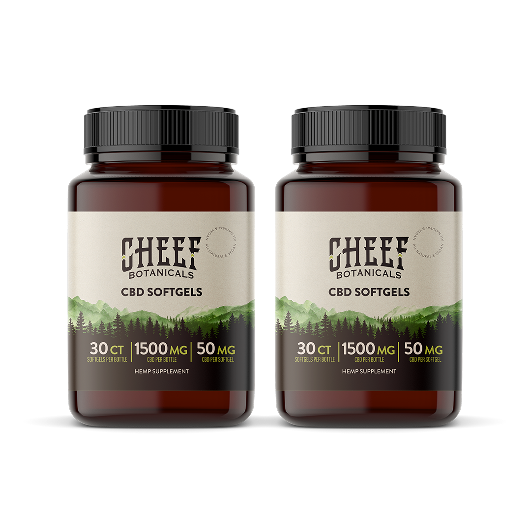 CBD Vegan Soft Gels - Cheef Botanicals