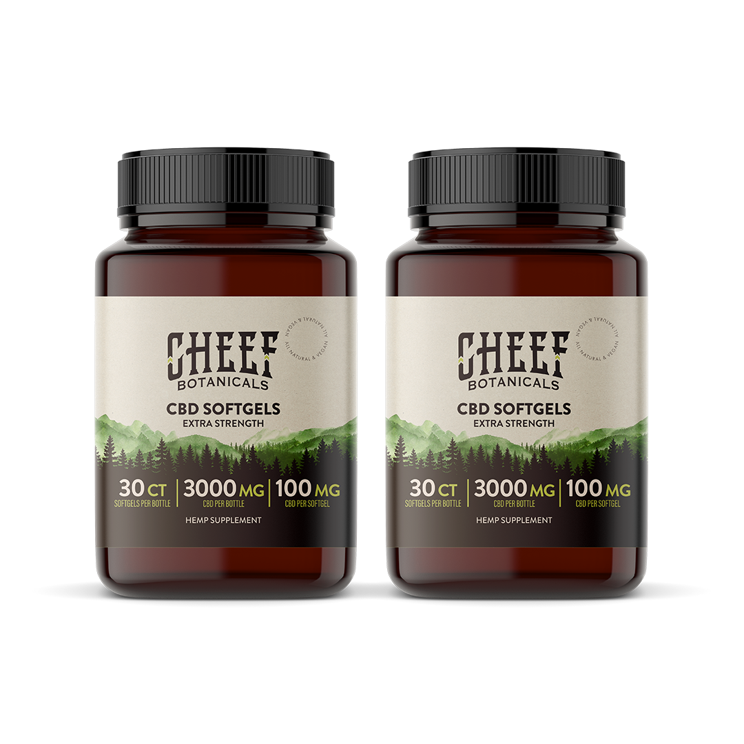 CBD Vegan Soft Gels - Cheef Botanicals