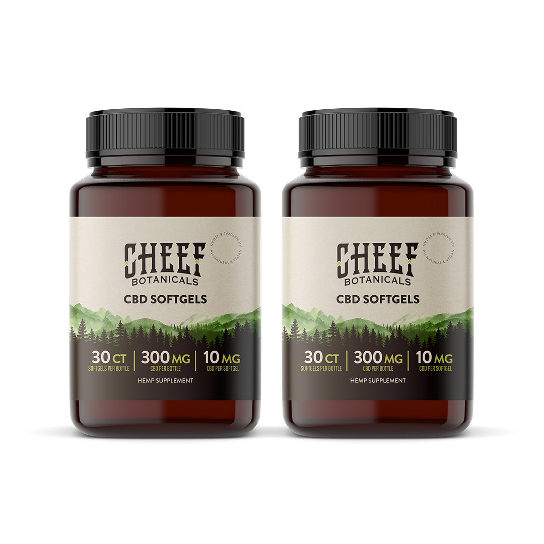 CBD Vegan Soft Gels - Cheef Botanicals