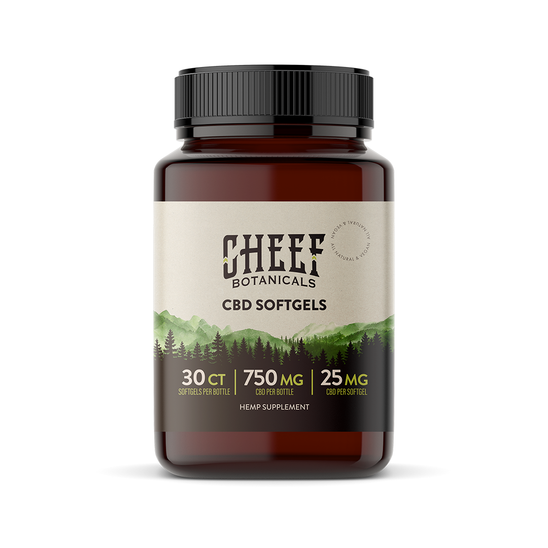 CBD Vegan Soft Gels - Cheef Botanicals