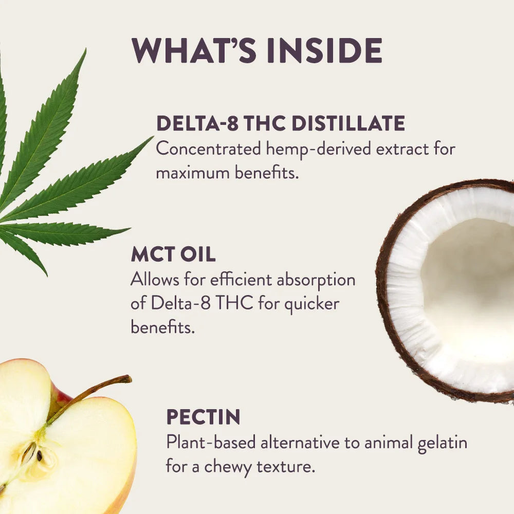 Mixed Berry Delta 8 THC Gummies - Cheef Botanicals