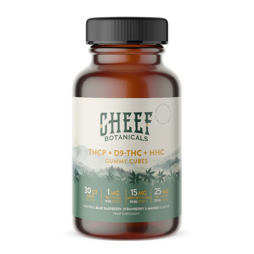 THCp + Delta-9 THC + HHC Gummies - Cheef Botanicals