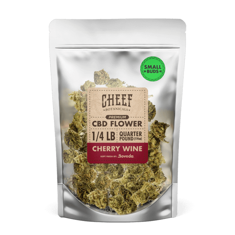 CBD Hemp Flower - Cherry Wine (SMALL BUDS) - Cheef Botanicals