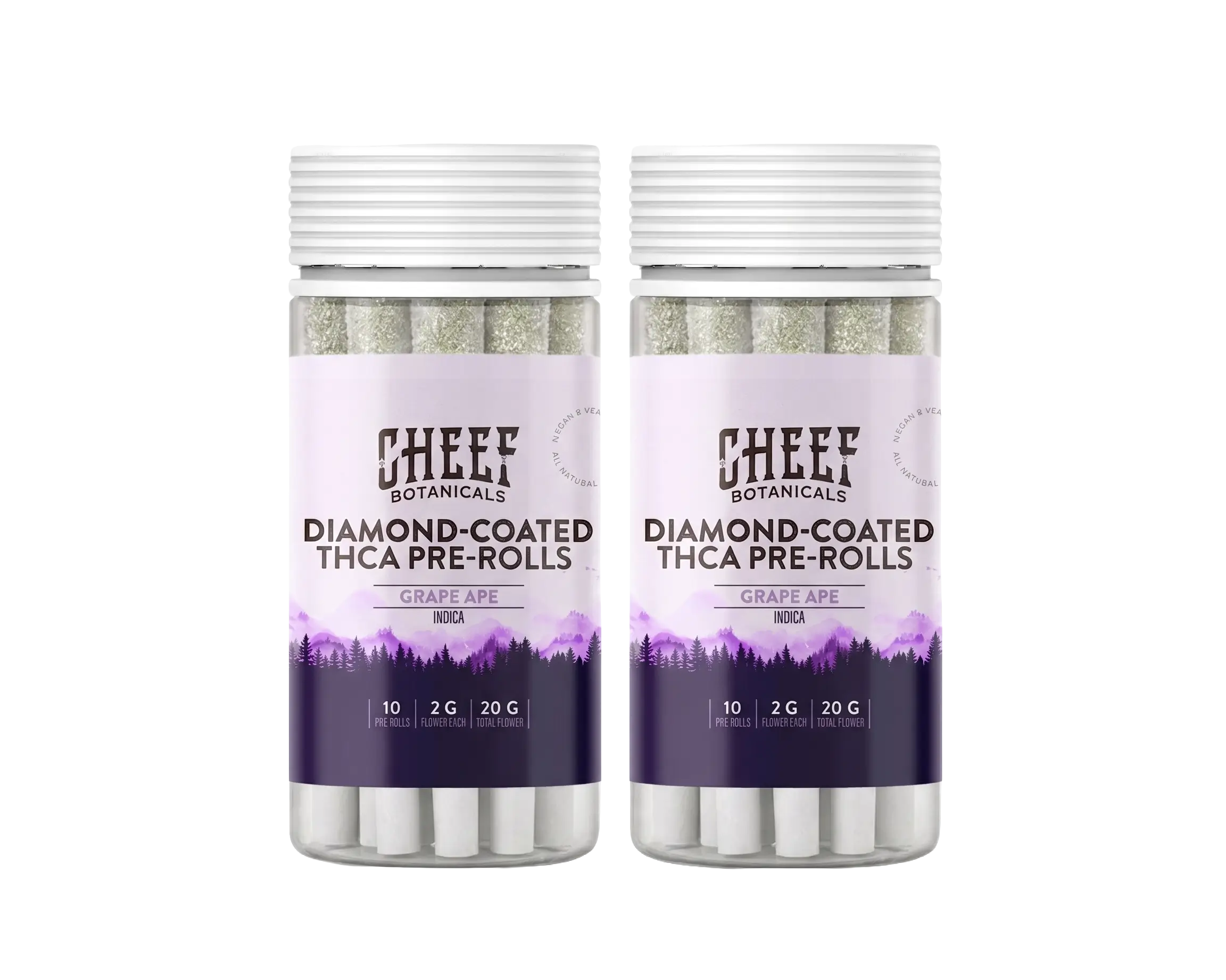Grape Ape THCa Diamond-Infused Pre-Rolls (10-Pack) - Flower