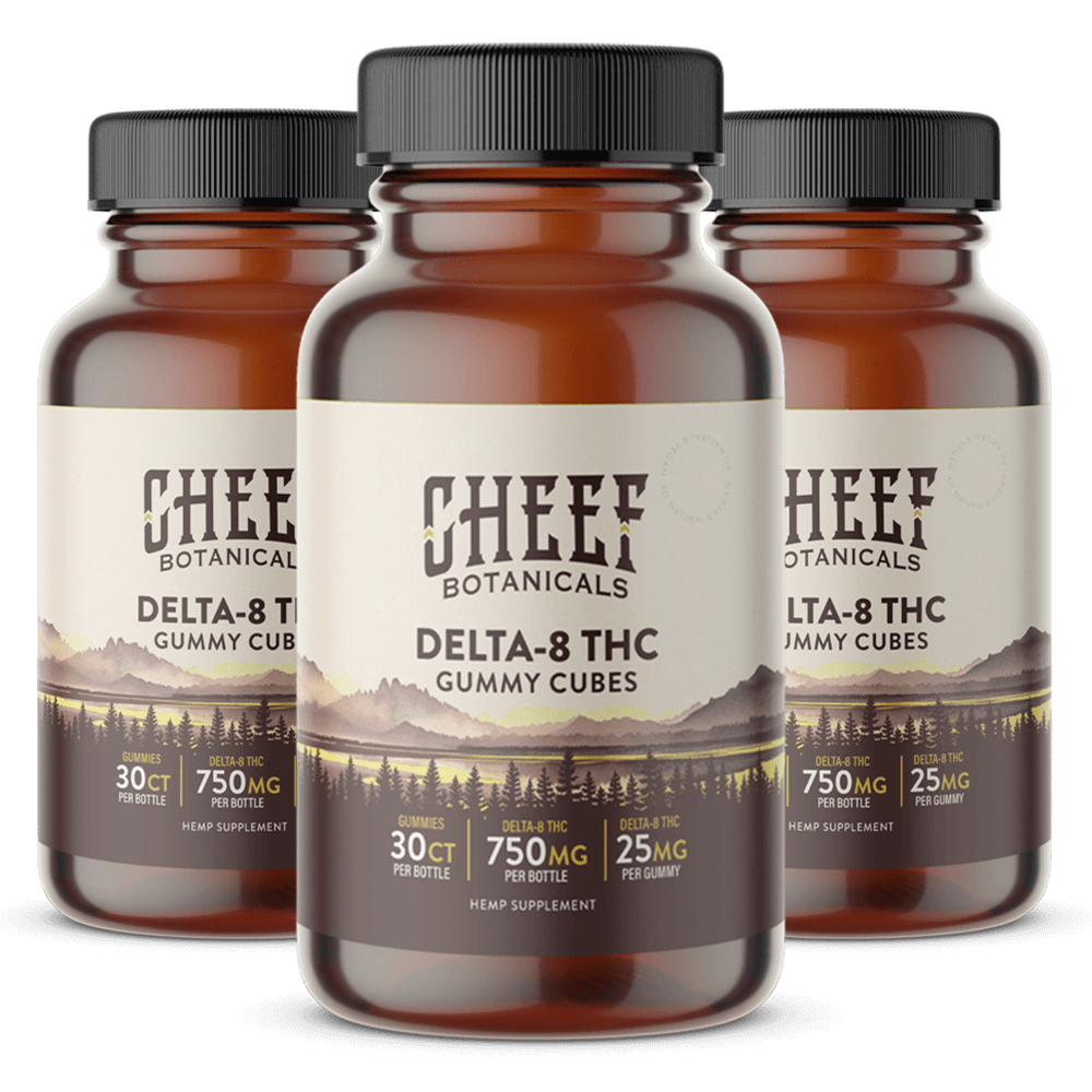 Delta 8 Gummy Cubes - Cheef Botanicals