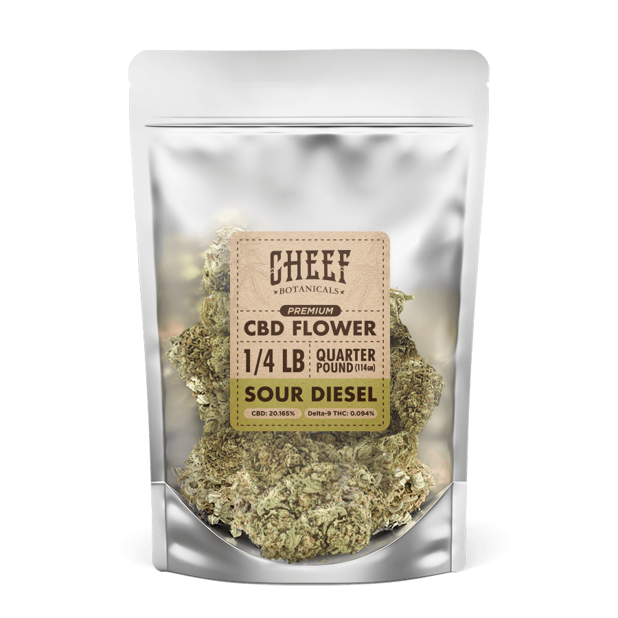 CBD Hemp Flower - Sour Diesel - Cheef Botanicals