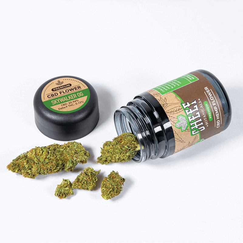 CBD Flower 7g skywalker og spilled flower