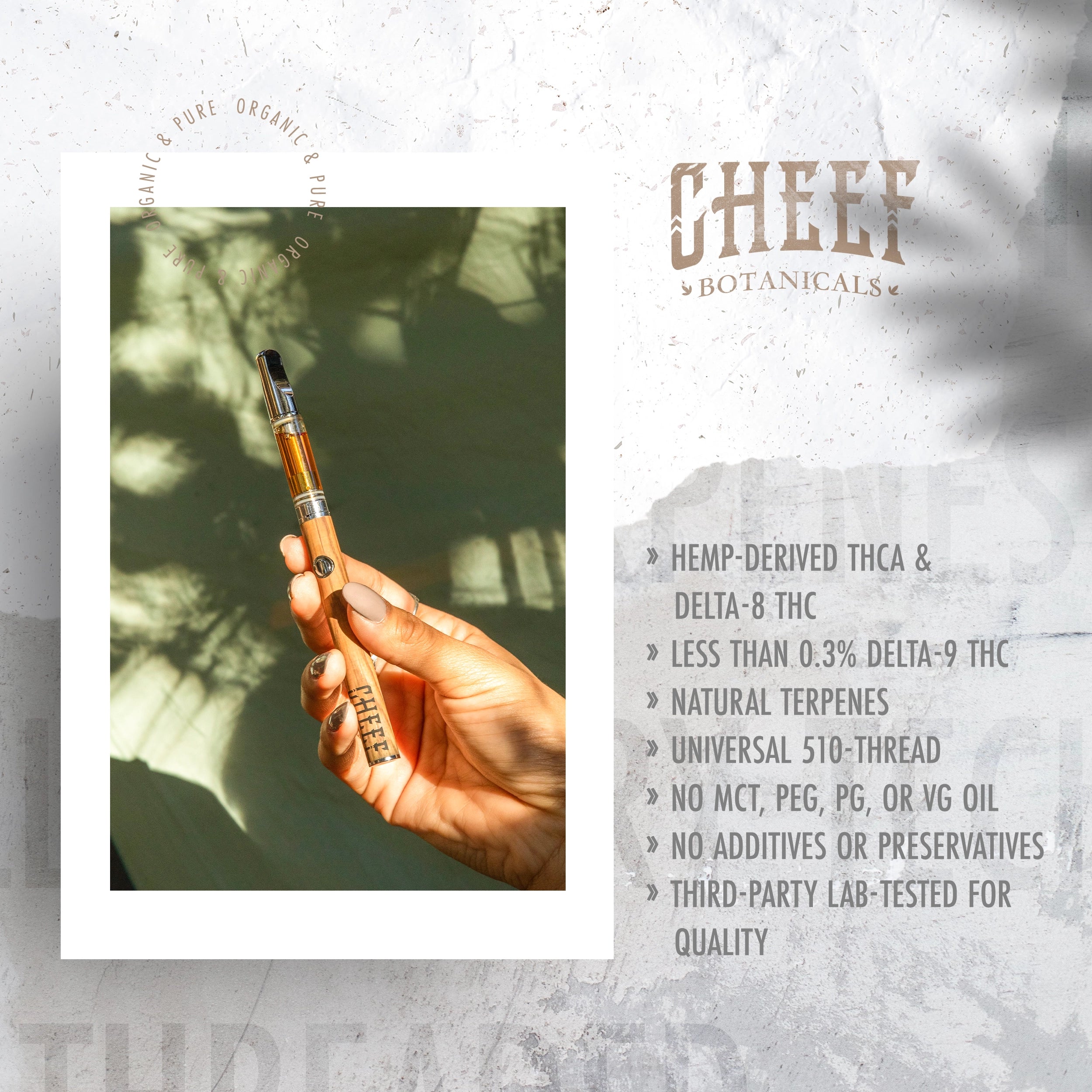 Blue Dream THCa Vape Cart - Cheef Botanicals