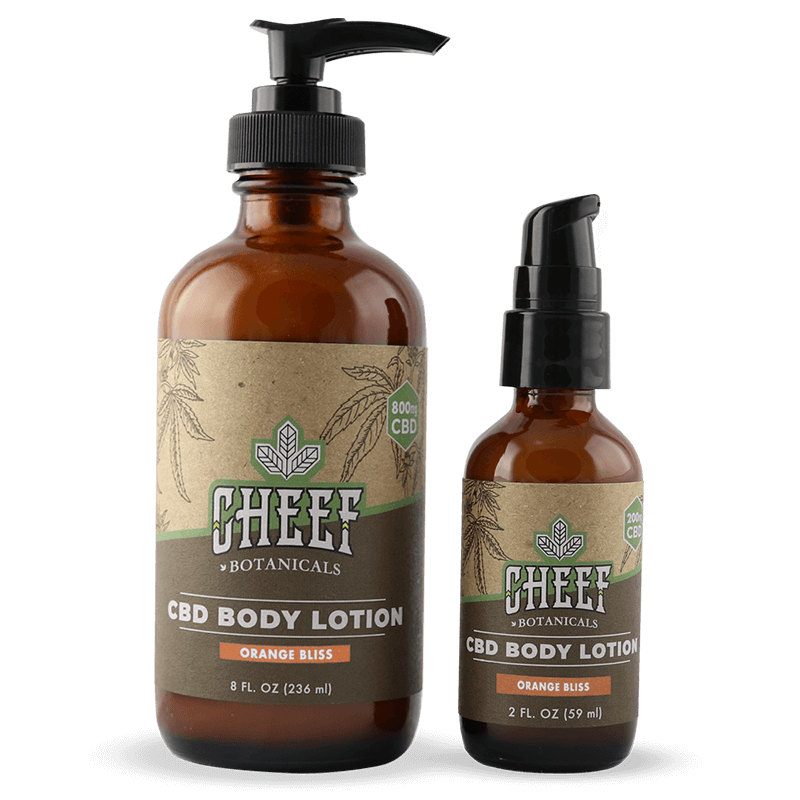 Cheef Botanicals CBD Lotion 800mg and 200mg