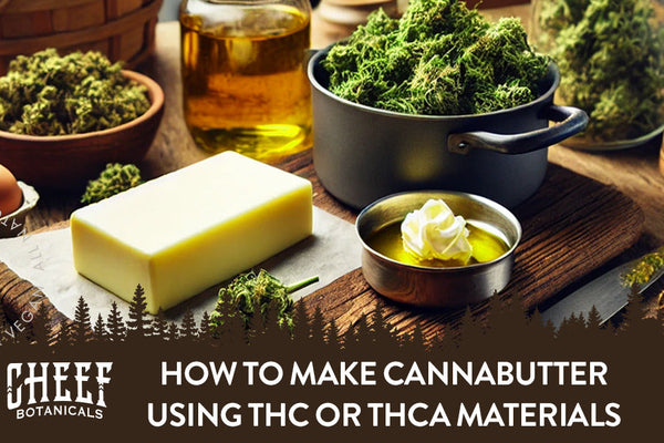 How to Make Cannabutter Using THC or THCa Materials