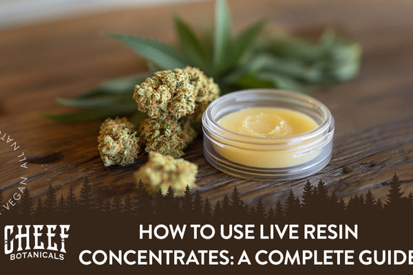 How to Use Live Resin Concentrates Without Wasting Product