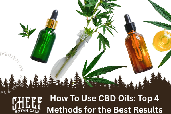 How To Use CBD Oils: Top 4 Methods for the Best Results