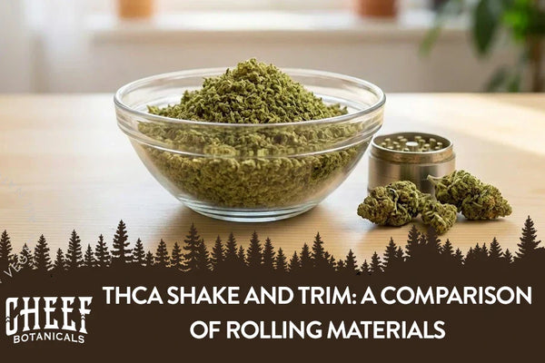 THCa Shake and Trim: A Comparison of Rolling Materials