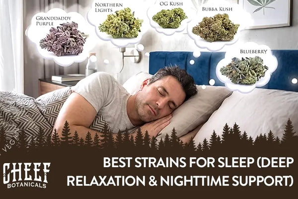 15 Best Strains for Sleep (Deep Relaxation & Nighttime Support)