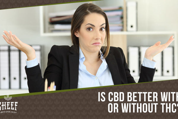 Should I Take CBD With THC or Without it? [Pros &amp; Cons]