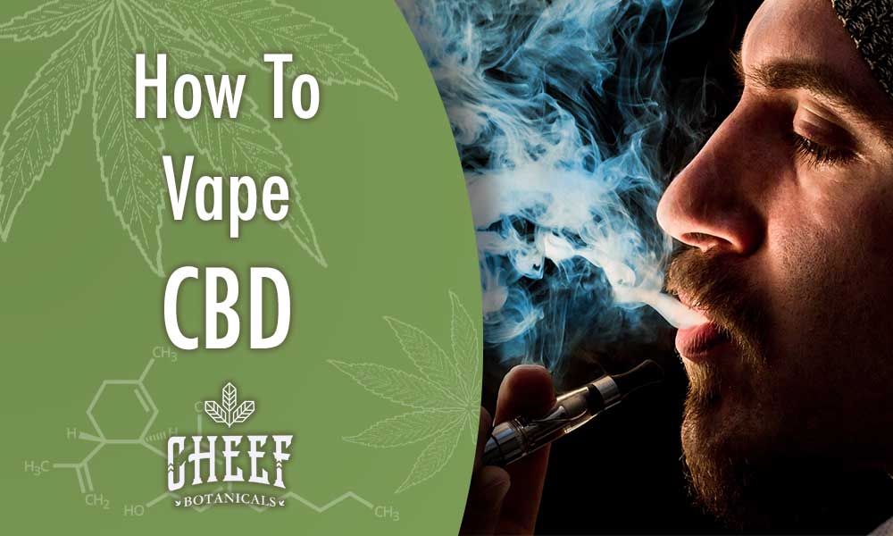 how to vape CBD