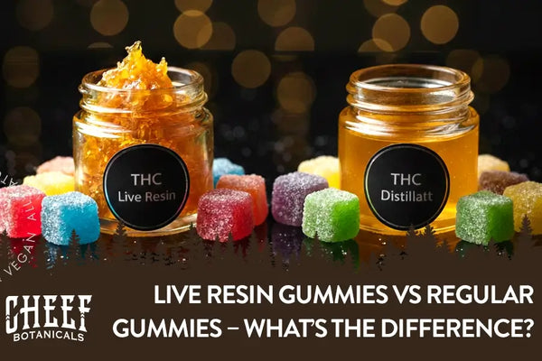 Live Resin Gummies vs Regular Gummies – What’s the Difference?