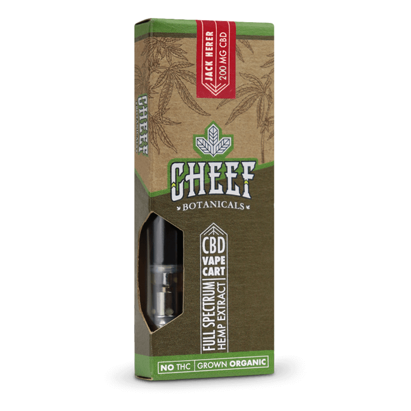 CBD Vape Cartridges Jack Herer - Cheef Botanicals