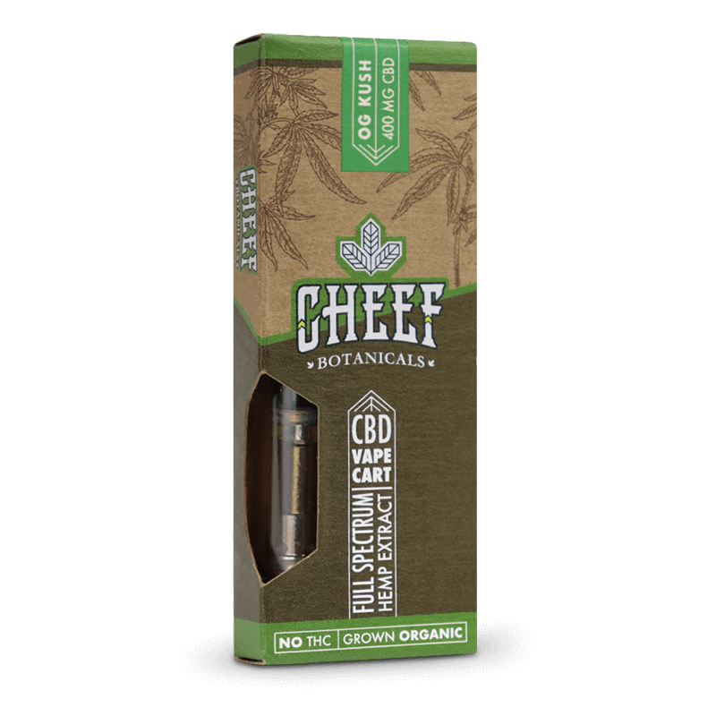 Cheef Botanicals CBD Vape Cart OG Kush 400mg