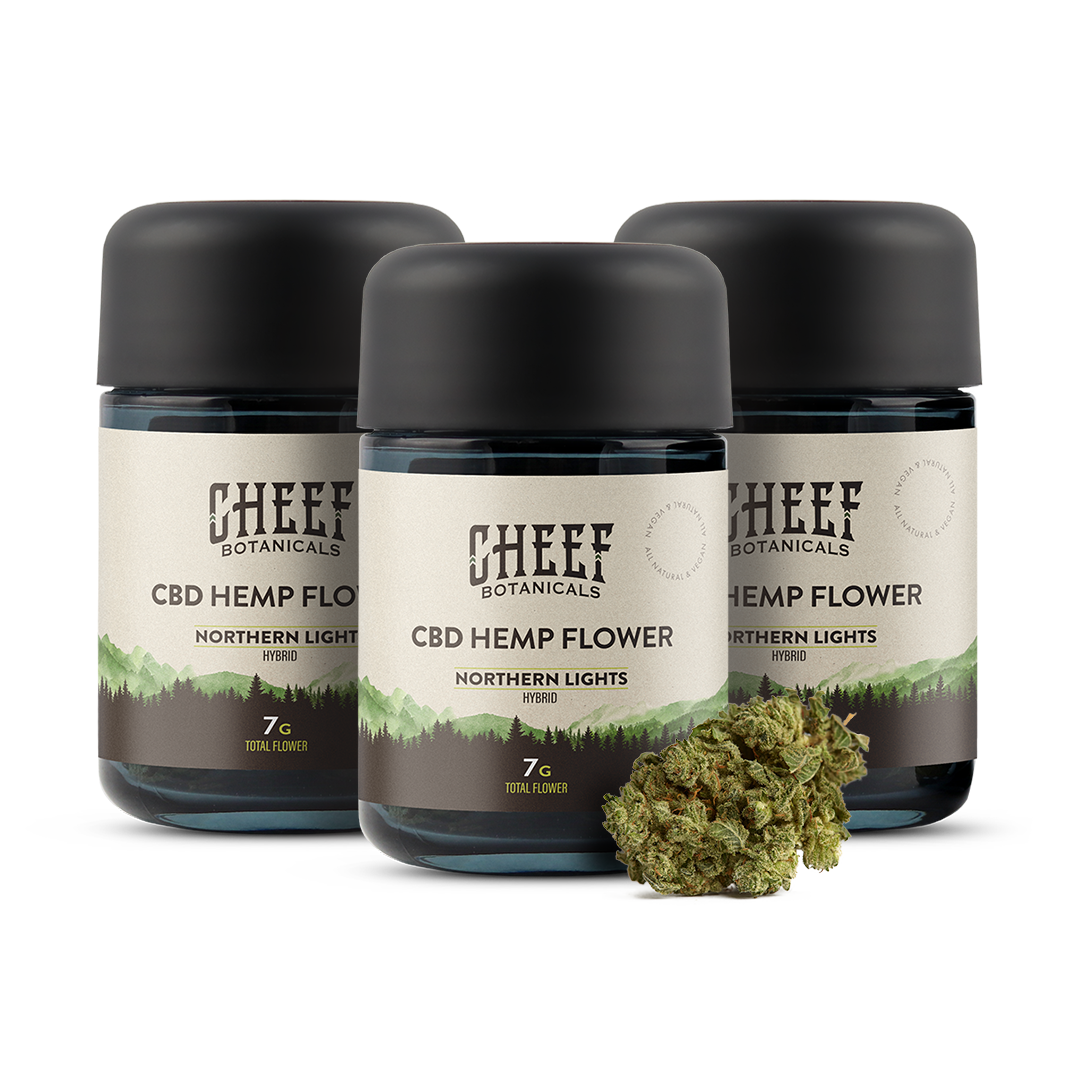 CBD Hemp Flower - Northern Lights - Cheef Botanicals
