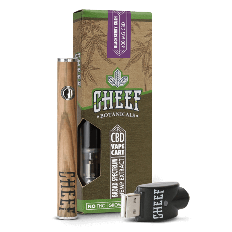 Cheef CBD Vape Blackberrykush 400mg with battery