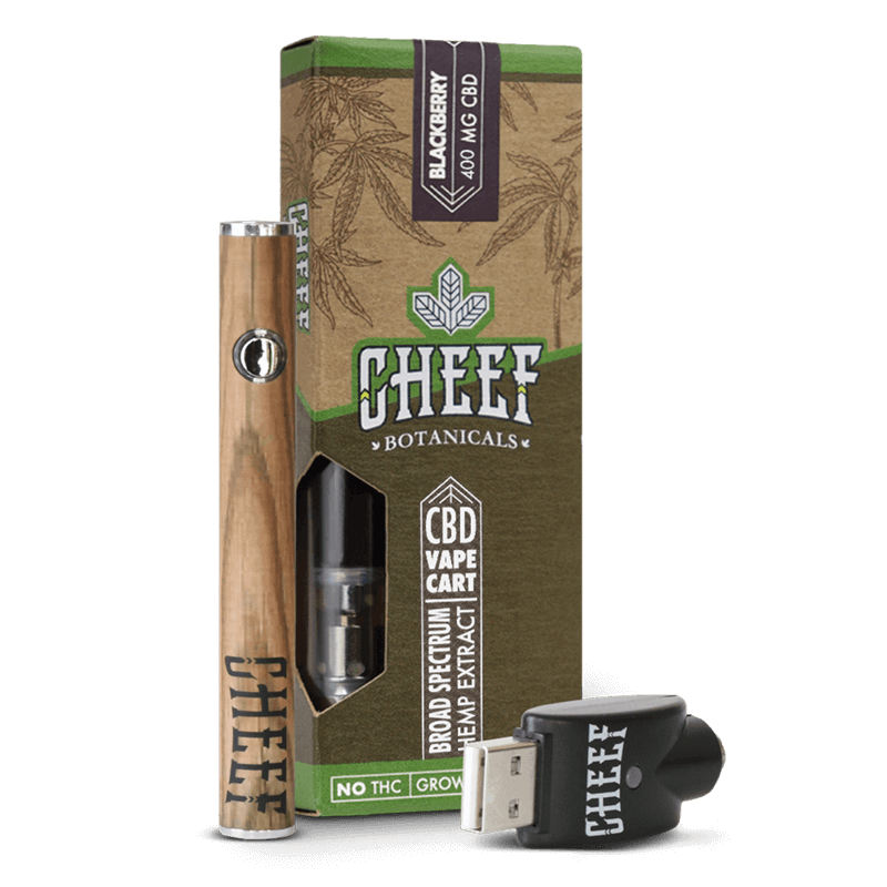 CBD vape cart blackberry 400mg with battery