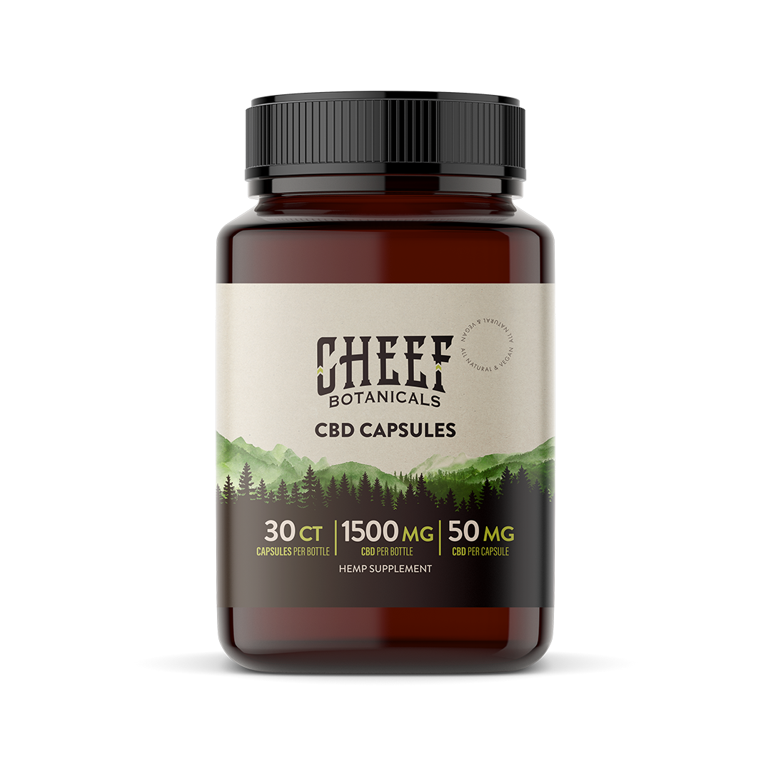 Buy vegan CBD capsules - Cheef Botanicals