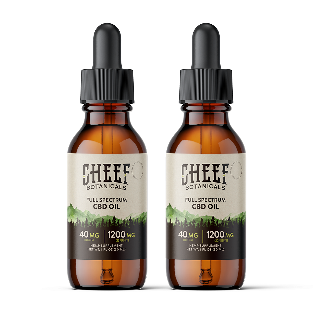 CBD Oil 1200mg 2-pack