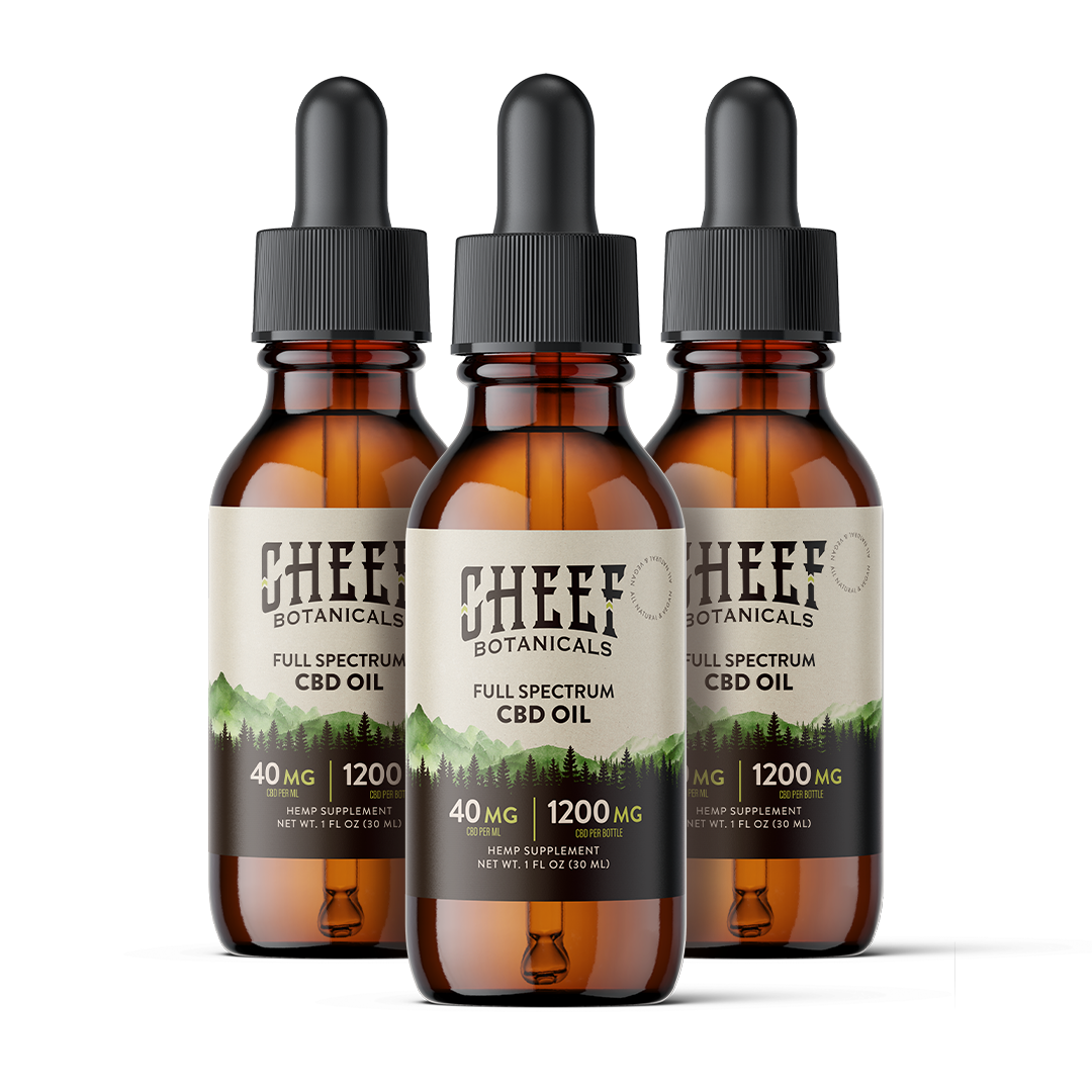 CBD Oil 1200mg 3-pack