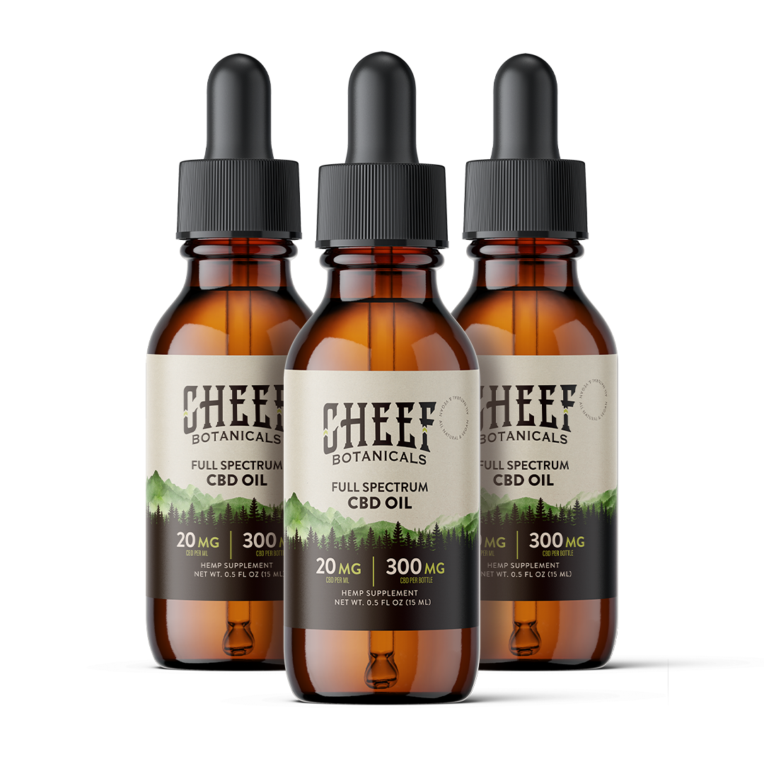 300mg CCB Tincture 3-pack