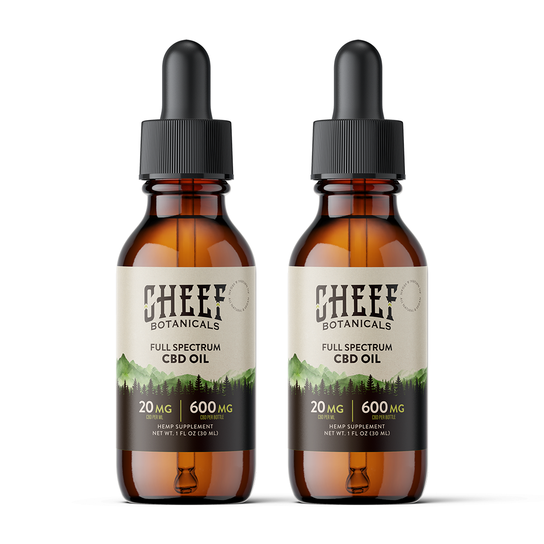 CBD Tincture 600mg 2-pack