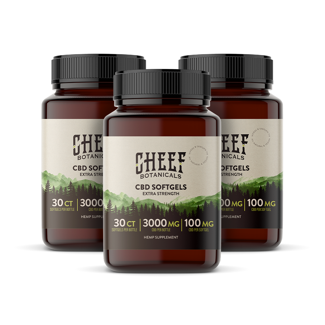 CBD Vegan Soft Gels - Cheef Botanicals