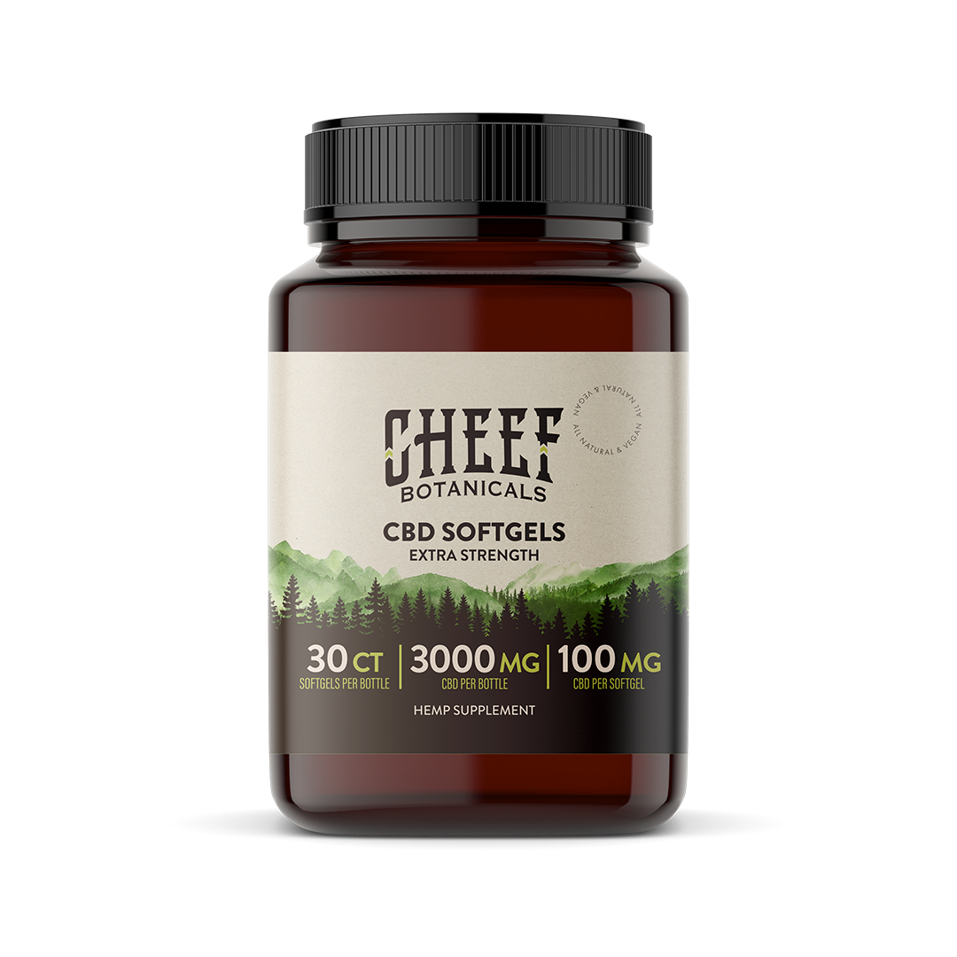 CBD Vegan Soft Gels - Cheef Botanicals