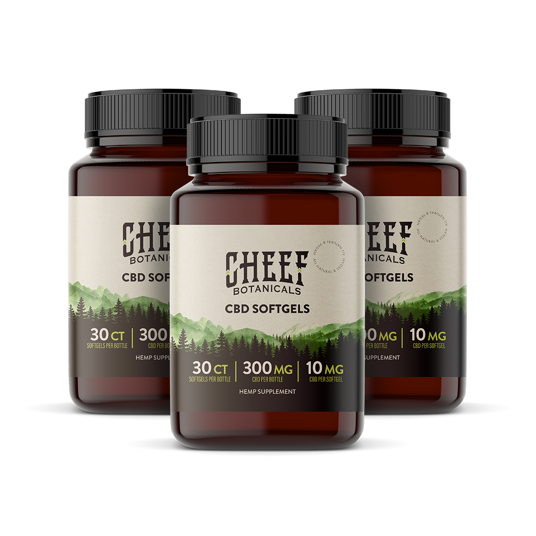 CBD Vegan Soft Gels - Cheef Botanicals