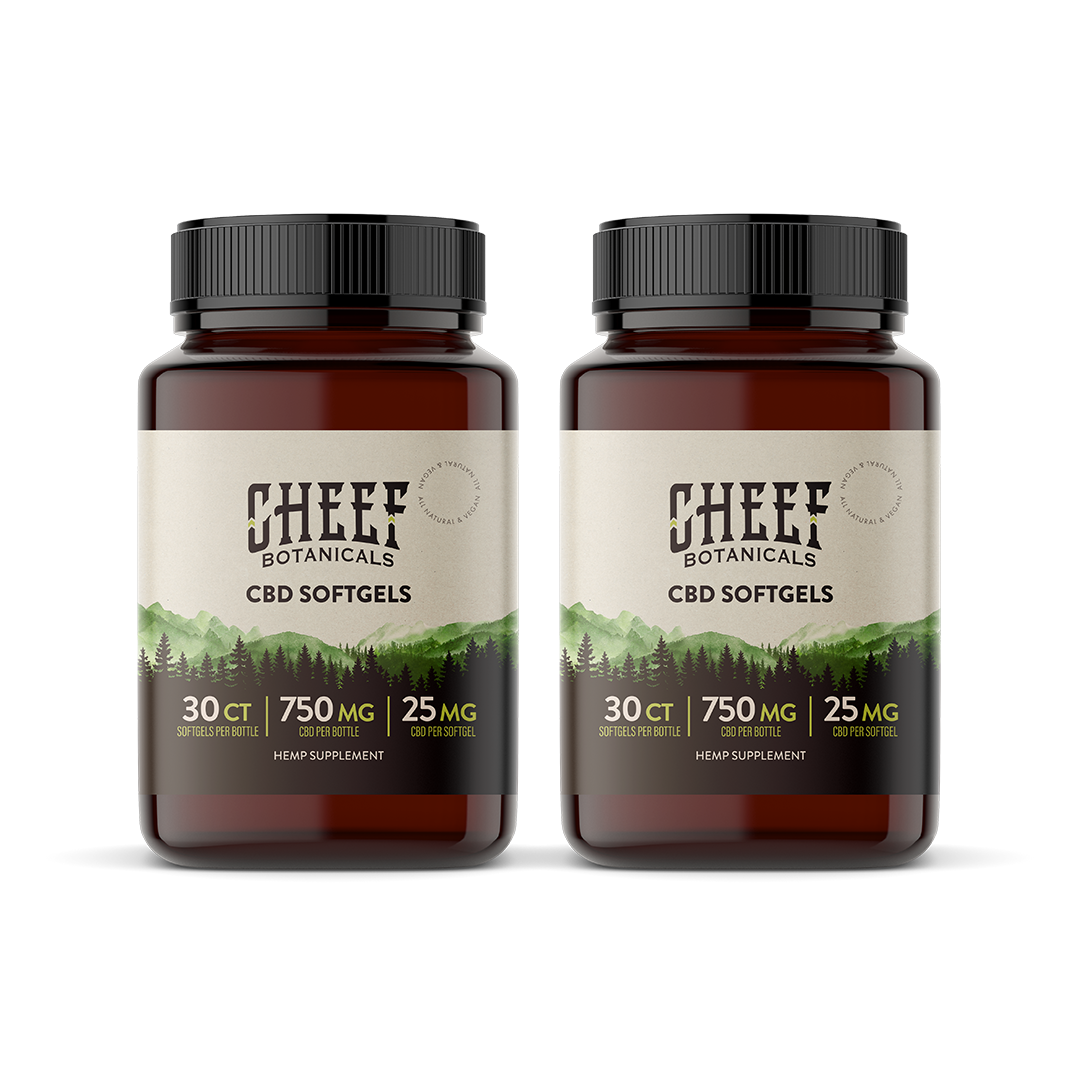 CBD Vegan Soft Gels - Cheef Botanicals