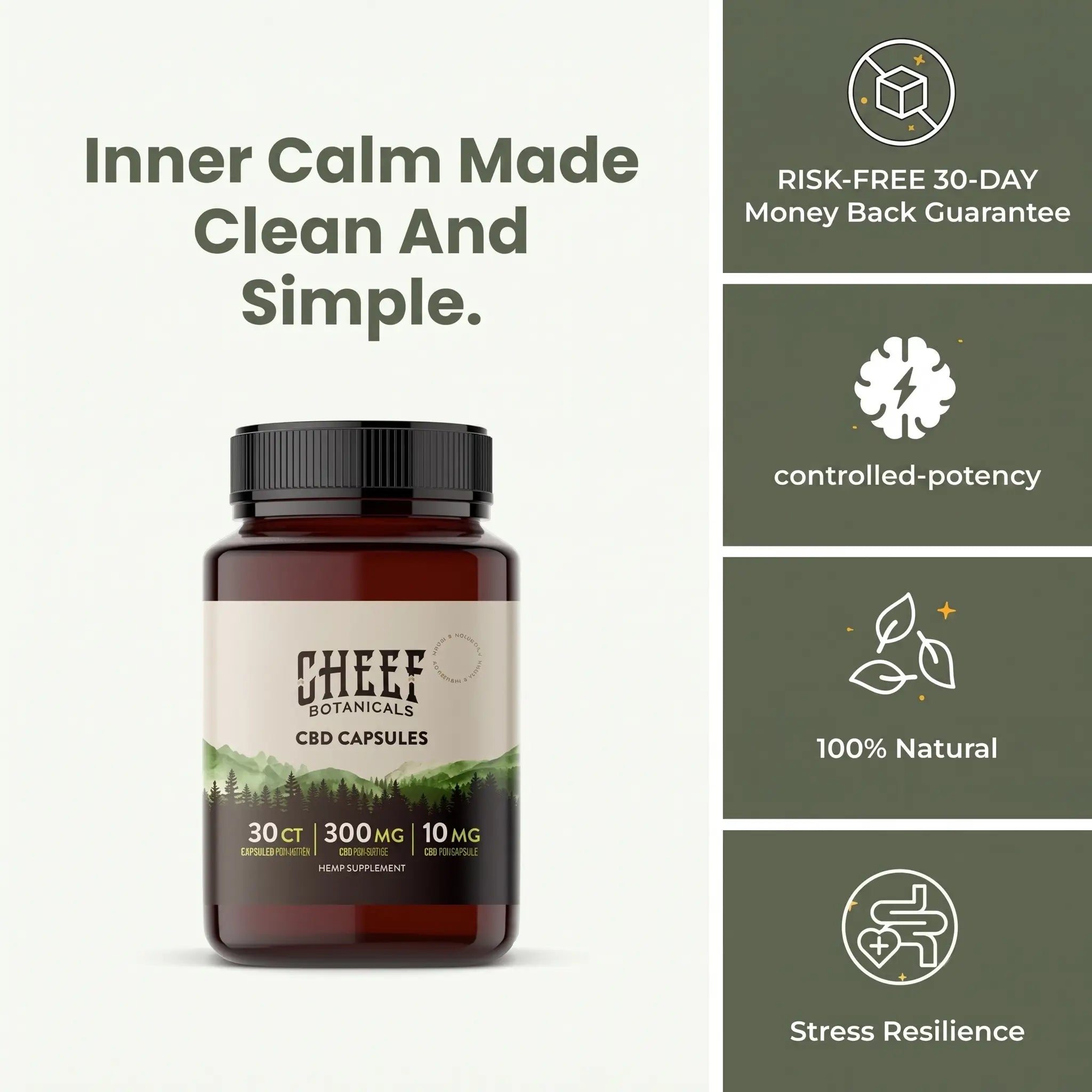 10 mg CBD Capsules [Low Strength]