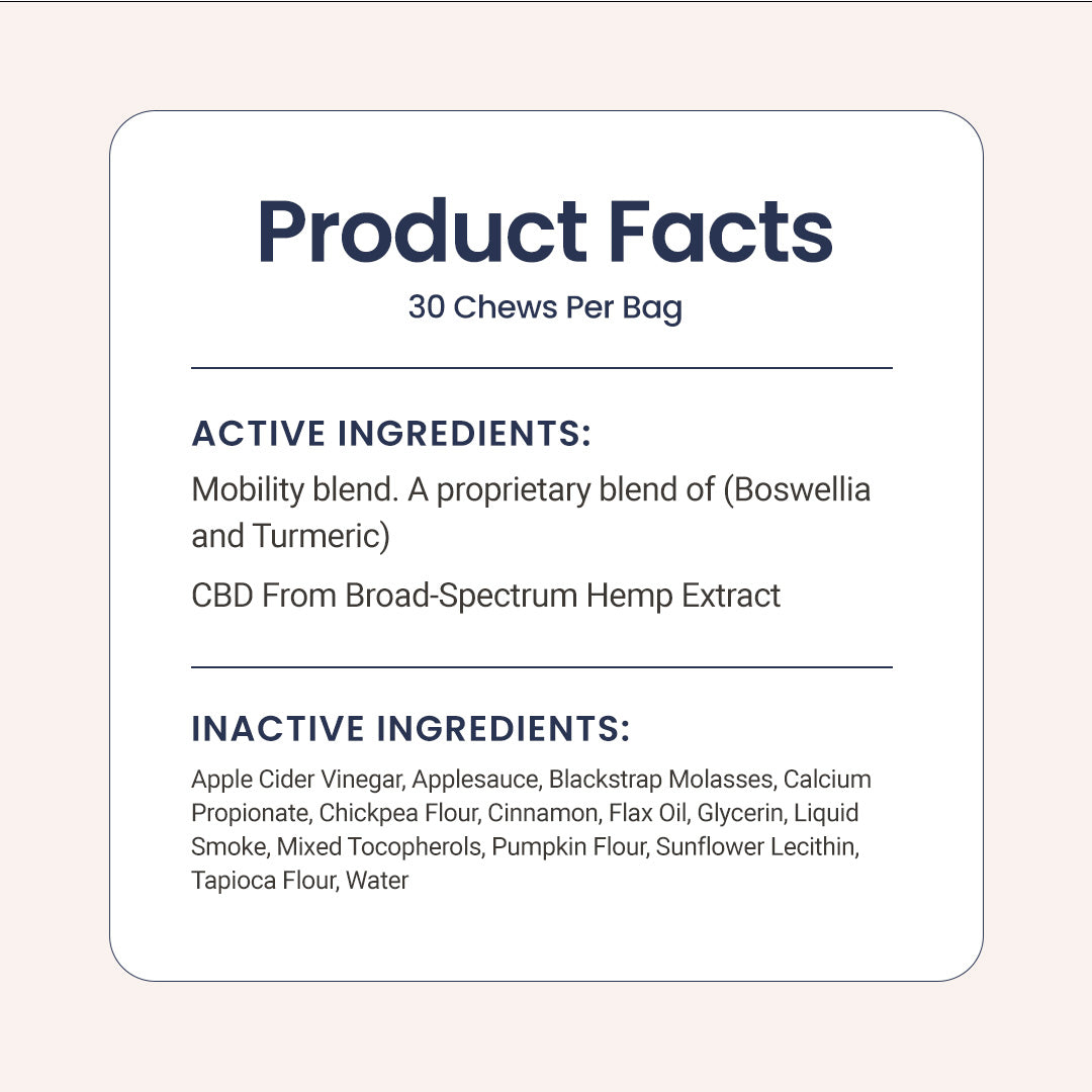 CBD Mobility Chews for Dogs - HolistaPet