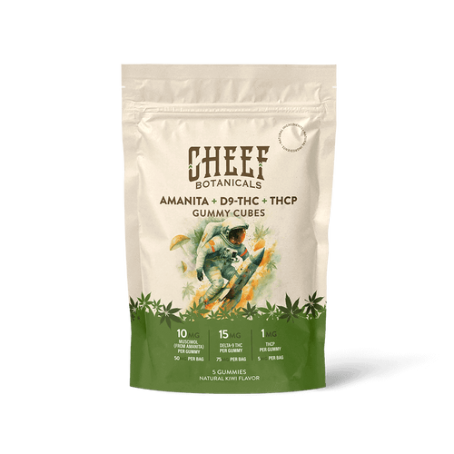 Amanita muscaria + Delta-9 THC + THCp Gummy Cubes - Excellent Choice
