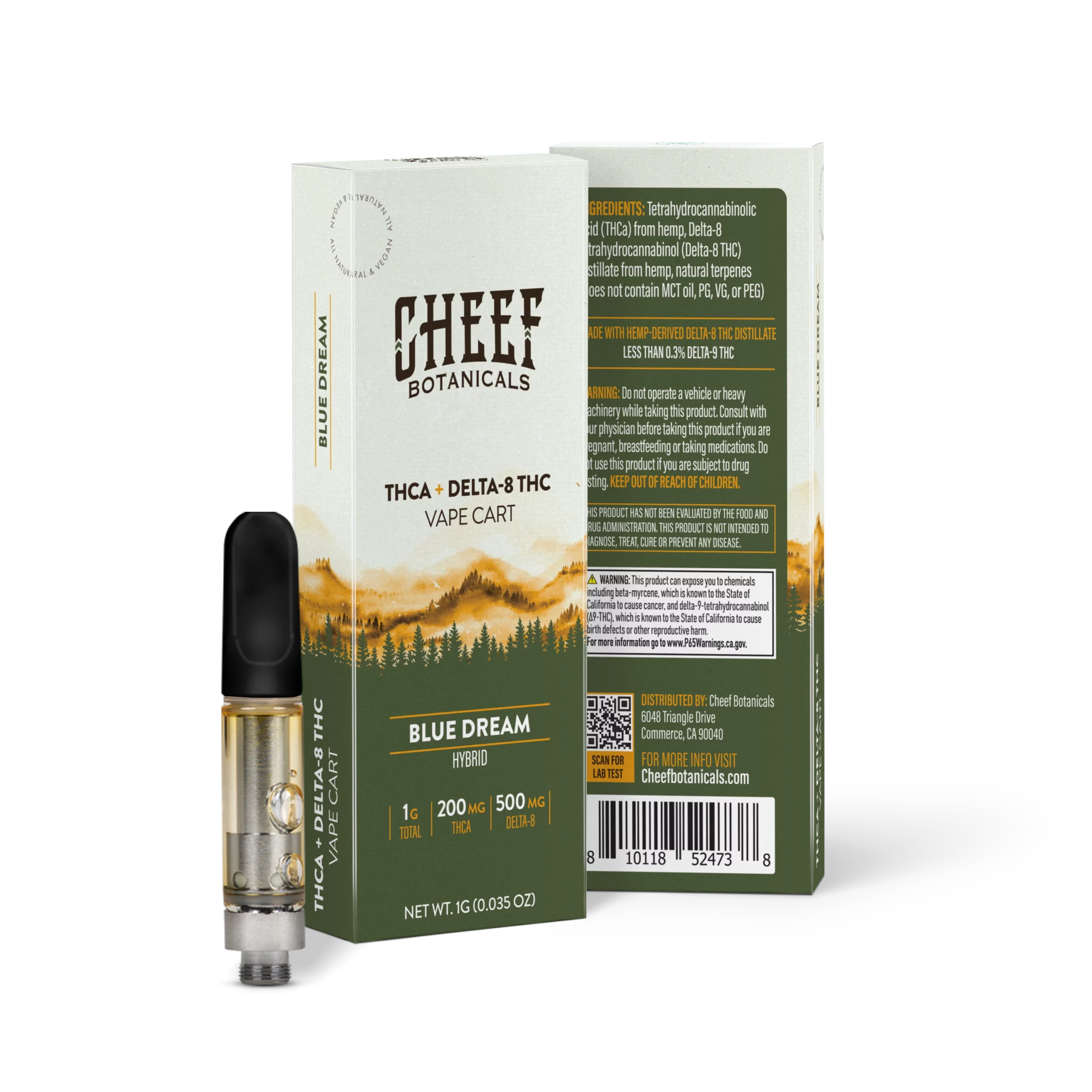 Blue Dream THCa Vape Cart - Cheef Botanicals