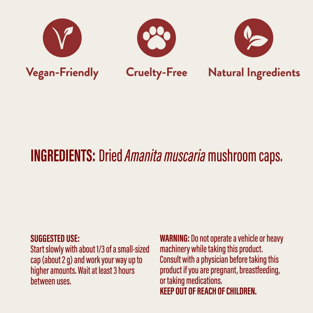 Amanita Dried Mushroom - Cheef Botanicals