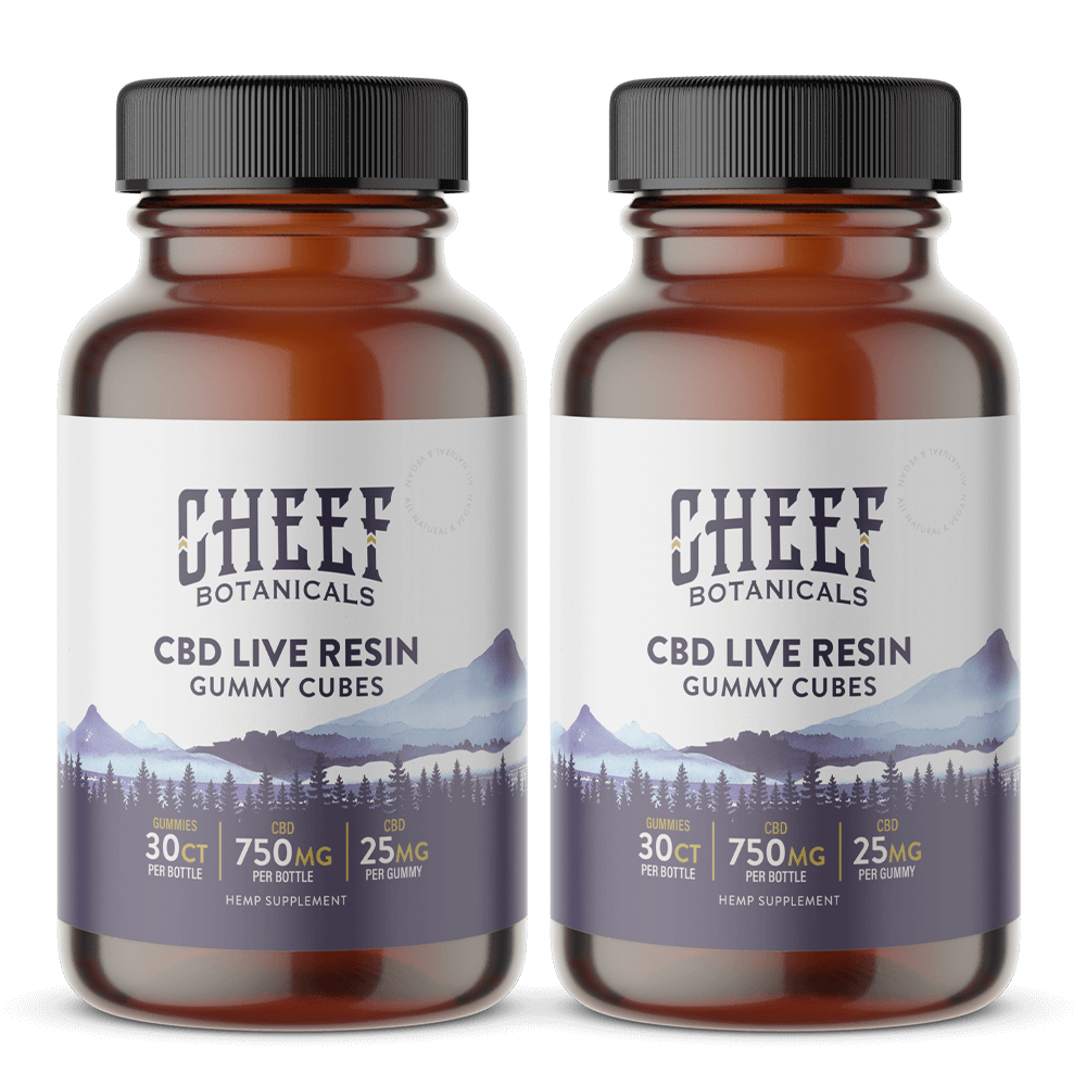 CBD Live Resin Gummies - Cheef Botanicals