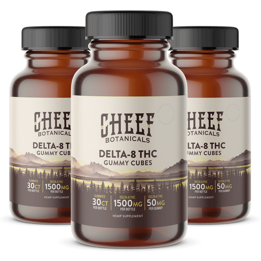 Delta 8 Gummy Cubes - Cheef Botanicals