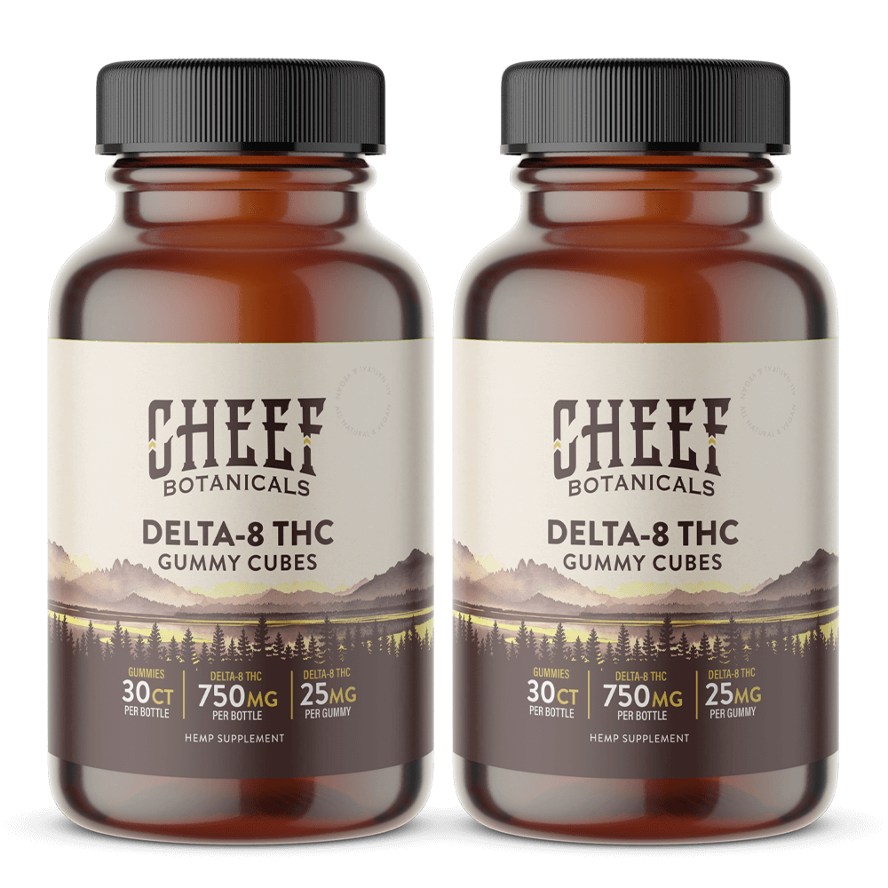 Delta 8 Gummy Cubes - Cheef Botanicals